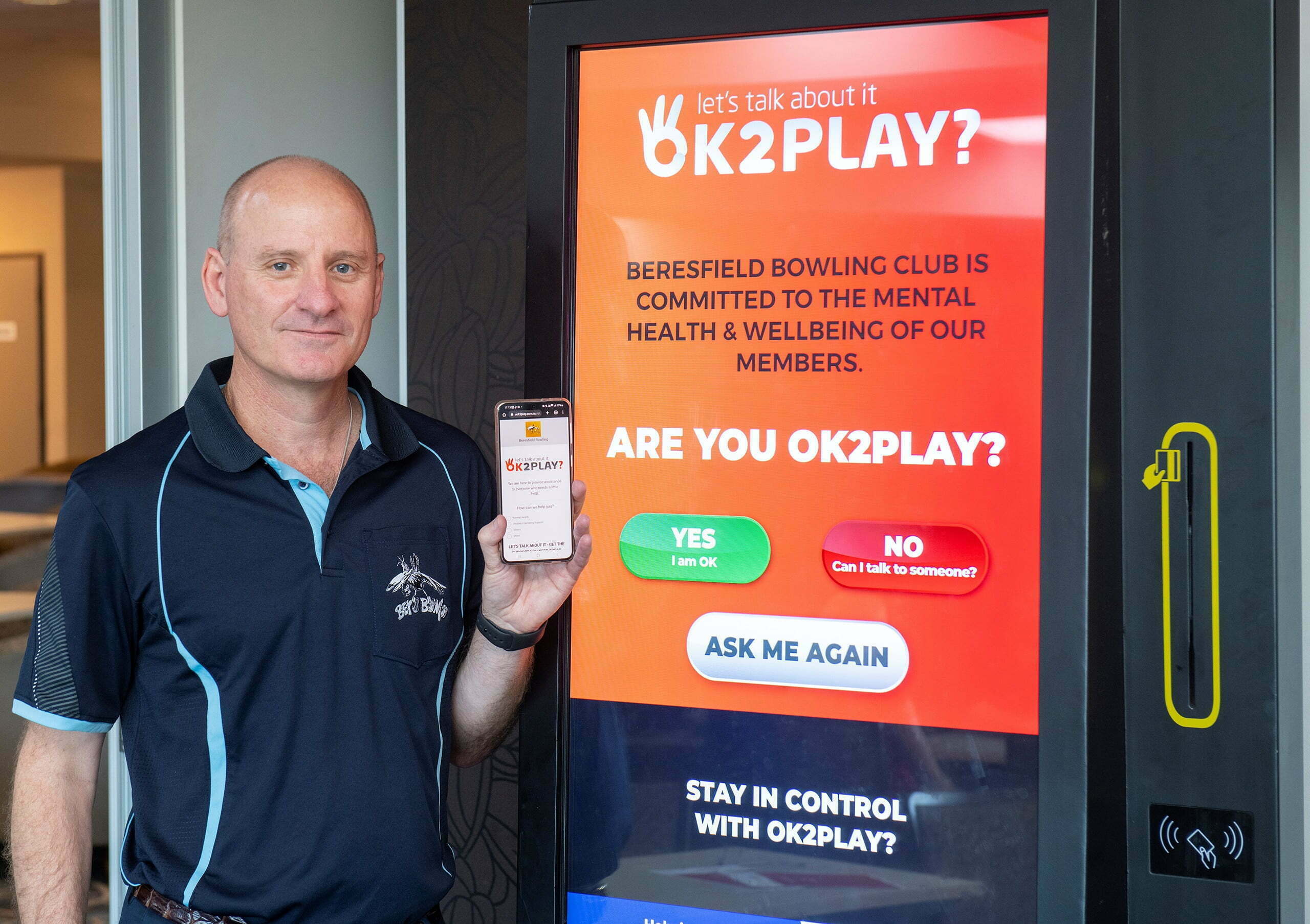 Beresfield Bowling Club Implements OK2PLAY? For The Community